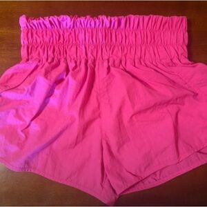 Zena High Waist Pink Women's Shorts